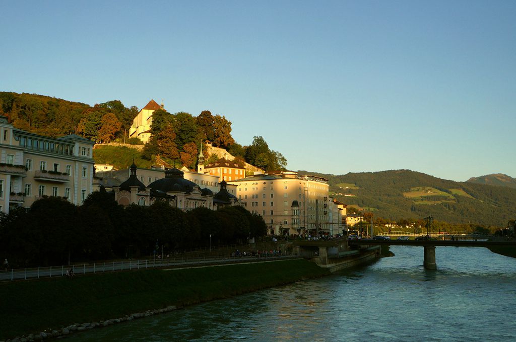 薩爾茨堡的金色夕陽(yáng)